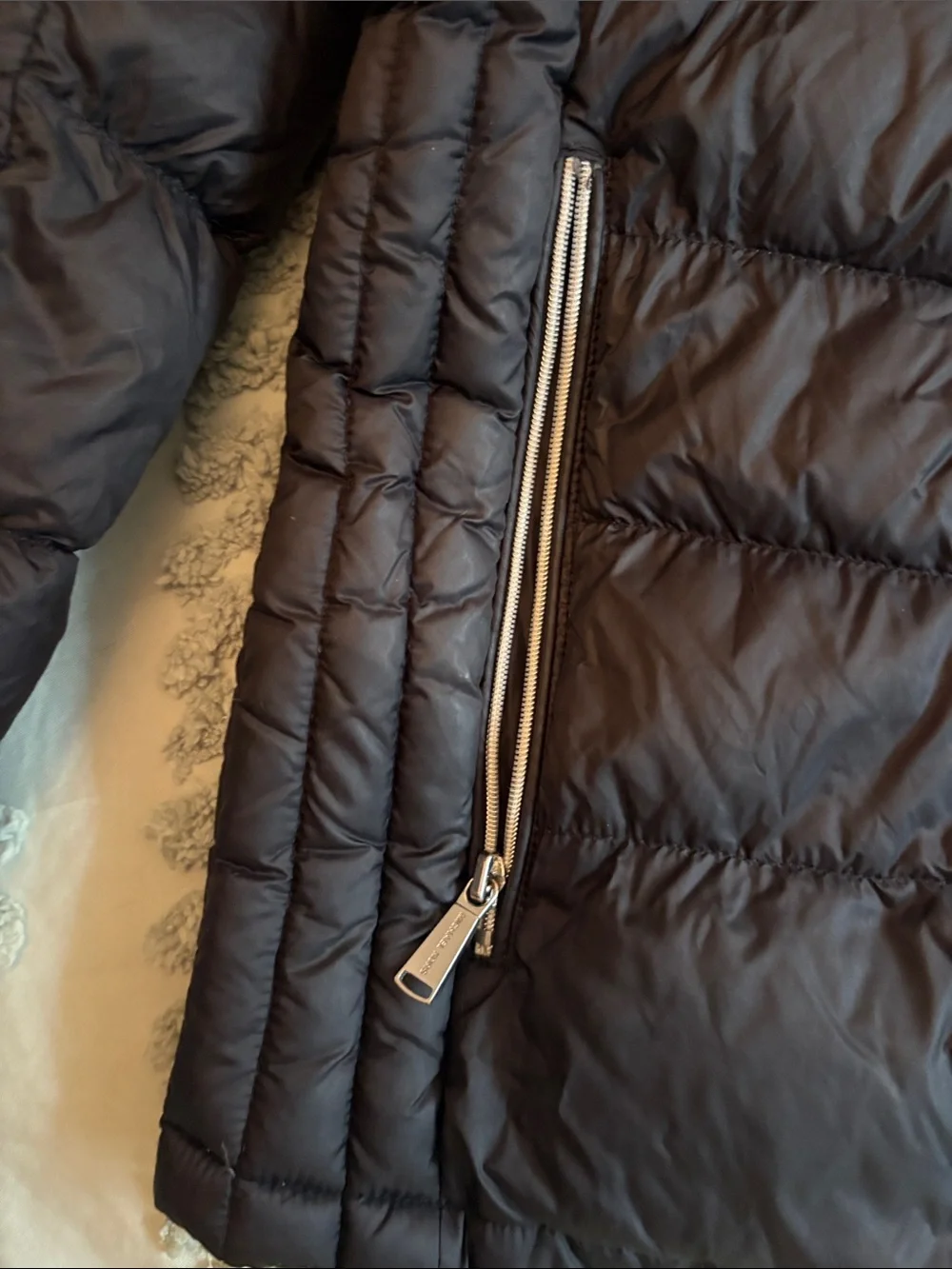 Michael Kors Black Packable Quilted Puffer Jacket